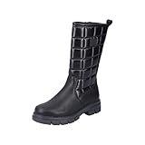 Rieker Femme Z9172 Botte Tendance, Noir, 39 EU