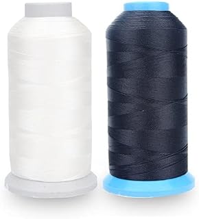 Aussel Bonded Nylon Sewing Thread 1500 Yard Size T70#69 for the Upholstery, Outdoor Market, Drapery, Beading, Luggage, Purses (Brown)