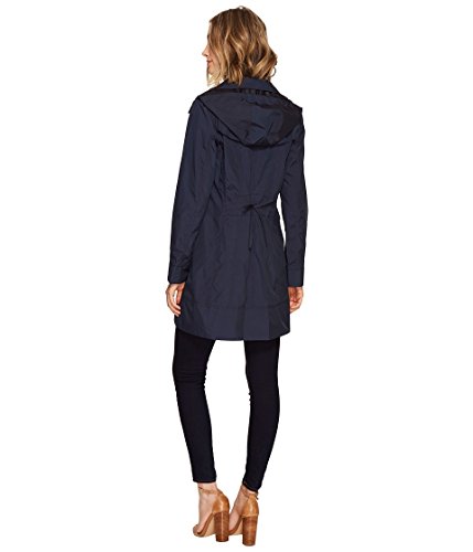 Image of Cole Haan Women's Back Bow Packable Hooded Rain Jacket