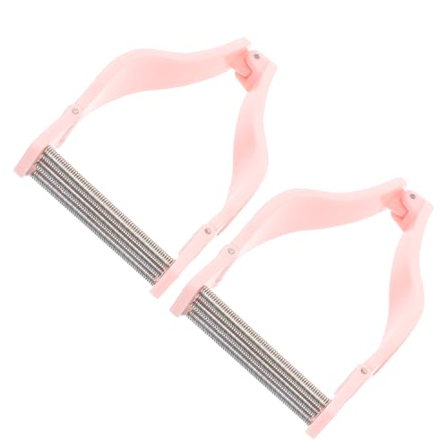 NULYLU Depiladora Facial Portátil Manual para Mujeres, 2 Piezas, Material Hips, Uso Diario para Eliminar Vello de Mejillas y Rostro