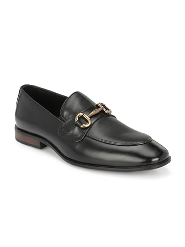 Image of egoss Genuine Leather Loafer Formal Shoes for Men-22601