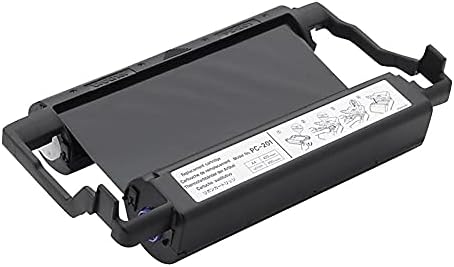 Close-up of Brother PC201 Fax Print Cartridge, showing installation diagrams.