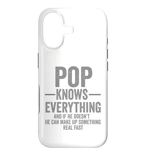 Pop Knows Everything Funny Humor �X�}�z�P�[�X iPhone 17 �p