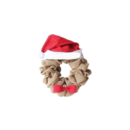 Couronne de fleurs suspendue pour porte de Noël : embellissez votre façade avec FLXHSA (2pcs)