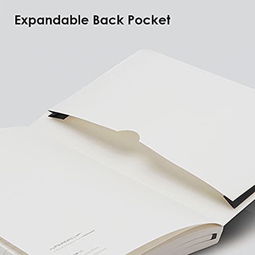 Cahier A5 uni myPAPERCLIP ESX192A5-P Noir pour notes fluides - 6