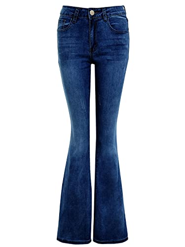 SS7 Womens Denim Flared Stretch Bootcut Jeans, Size 6 to 16