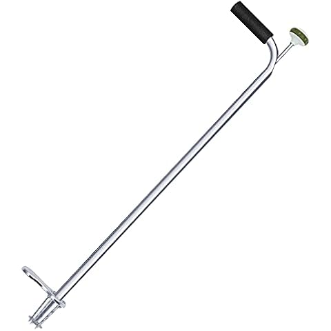 JonesHouseDeco 86,5cm Long Handle Weeder, No Bending Stand-Up Weeder Removal Tool, Total Metal Weeder with 5 Claws Cover