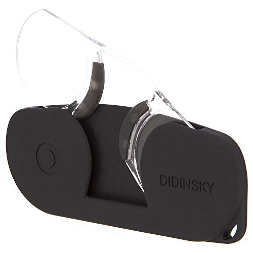 Gafas de lectura sin patillas graduadas para hombre y mujer transparentes. Gafas de presbicia para hombre y mujer retro o vintage para vista...