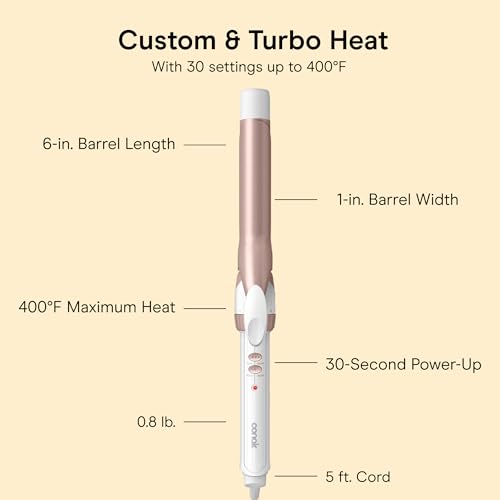 Conair Double Ceramic 1 in. Curling Iron
