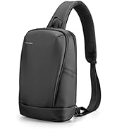 Kingsons Casual Sling Bag Large Capacity Shoulder Bag Crossbody Bag Lightweight Chest Bag Waterpr...