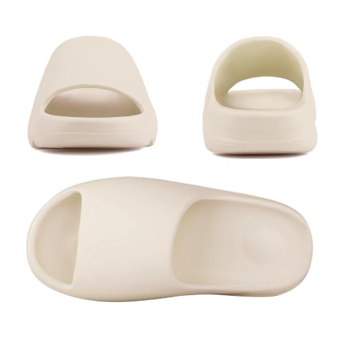 Image of Shoquis Cloud Slides Sandals for Women Men, Pillow Slippers,Open Toe Garden Shoes,sandals women,Drying Soft Lightweight Shower Shoes for Indoor and Outdoor