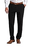 JP 1880 Herren große Größen Menswear L-8XL Business-Hose, Flatfront Hose Zeus, Schnurwoll-Qualität, Knitterfrei, Pflegeleicht schwarz 62 705533130-62