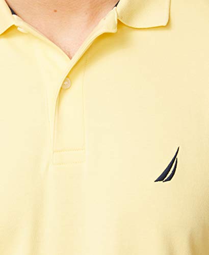 Image of Nautica Men's Classic Fit Short Sleeve Dual Tipped Collar Polo Shirt