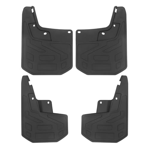 Image of Mud Flaps Splash Guards for Fit for Chevrolet Clolrado 2023 | No Drilling Required Bendable Mud Guards | Front & Rear 4-Piece Set Car Accessories