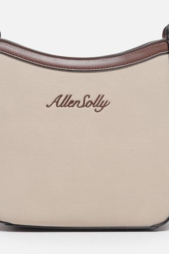 Image of Allen Solly Women's Compact Crossbody Sling Bag | PU Leather | Soft Touch | Detachable Sling | College & Daily Carry