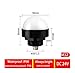 BDORFXZEV 1pcs Tricolor Warning Light 3W DC 24V Waterproof Hemispherical CNC Alarm Indicator Lamp Industrial Machines 3-Color Metal Light(IP68 with M12)