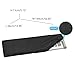 Musiin 88 keys piano keyboard dust cover, compatible with KORG KROME-88, KROSS 2-88, KROSS 88MB, KROME EX88, Deluxe Chinlon Dustproof & Anti-scratch, Silky Feel & Tailored Design