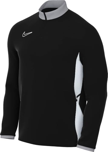 NIKE FZ9767-010 M NK DF ACD25 Dril Top Sweatshirt Hombre Black/Wolf Grey/White/White Tamaño S