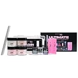 MakarttPro Acrylic Starter Kit for Beginners - Includes Pink & Clear Powder, High-Quality Acrylic Essentials Perfect for Aspiring Professional Nail Technicians