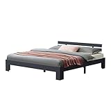 Il letto in design semplice é adatto per ogni generazione. La testiera garantisce la conformitá.