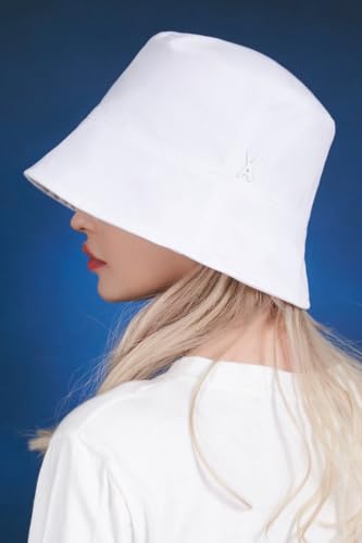 Image of VARZAR Official Store /Stud Drop Over fit Bucket hat / 6colors Unisex Deeper Small face Effect UV Protection hat