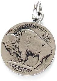 Amazon Pe1926 14 ブランド名 2pieces ネックレス コイン メンズ リバーシブル ペンダントトップのみ 14 アメリカ 5セント ジュエリー 通販