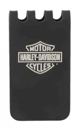 Harley-Davidson Men's B&S Metal Money Clip/Bottle Opener - Matte Black Finish