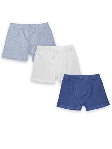Image of KiddoPanti Boys Boxer Shorts Pack of 3 | Soft Cotton-Lycra Blend | Comfortable Fit with Bio Wash for All-Day Comfort | Kids Briefs