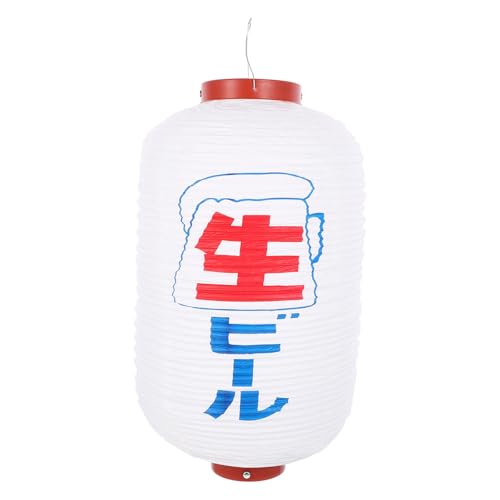 Linterna japonesa colgante ULTECHNOVO de PVC y hierro para decoración exterior