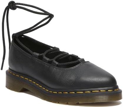 Dr.Martens ELPHIEⅡ 38 UK5 Dr. Martens Sapatilha feminina Elphie II Ballet, Preto, 35