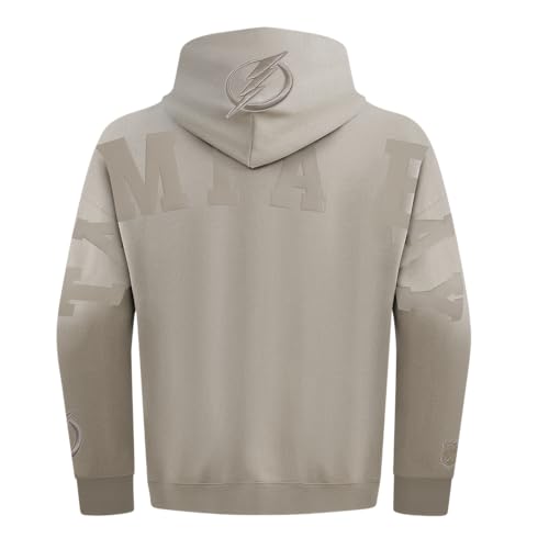 Pro Standard Mens NHL Tampa Bay Lightning Wingspan Pull Over Hoodie Taupe Xl by Pro Standard - Used condition - US$36.57