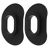 SOPOTUTU Lot de 2 Protège-Lèvres de Plongée en Silicone Souple Noir Protection Antigel et ...