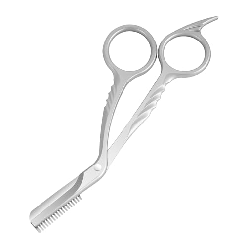 PyDESA eyebrow trimming scissors with comb, eyebrow styling and makeup tools, women's gifts