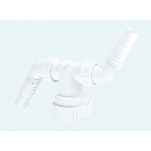 McAlpine V33WM Twin Connector, White Cover