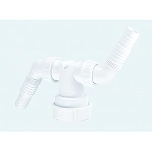 McAlpine V33WM Twin Connector, White