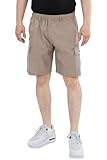 Confort agréable : le pantalon cargo court est composé à 65 % de coton et à 35 % de polyester. Le matériau est agréable sur la peau, facile d'entretien et respirant. Ainsi, vous êtes toujours à l'aise en déplacement