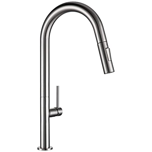 Fregadero de cocina con spray negro regulable para recetas y lavado diario