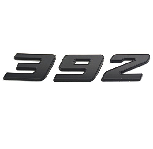 Image of Aimoll 2pcs 392 Emblem, Badge Decal 3D Logo for 392(Black)