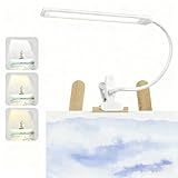Lamptobe Lámpara con pinza para caballete con interruptor de encendido/apagado, 3 modos de color, intensidad regulable, flexible, lámpara de cuello de cisne para iluminación de sobrepintura