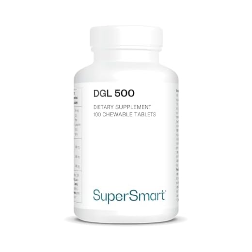 DGL 500-3000 per Tag - Gastroösophagealer Reflux Hilft bei der Reduzierung von Säurereflux, Magenschmerzen und Übelkeit - Tabletten - Vegan - Glutenfrei - Supersmart