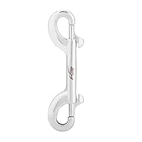 Tbest doppelkarabiner tauchen,Double End Bolt Snap, 316 Edelstahl Doppelkarabiner Tauchen Karabiner Schnapphaken Swivel Eye Bolt Snap Clip Haken für Taucher