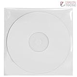 25 x CD DVD Disc Clear Cover Cases Plastic 100 Micron Sleeve Wallet - 25 Pack - Image 5