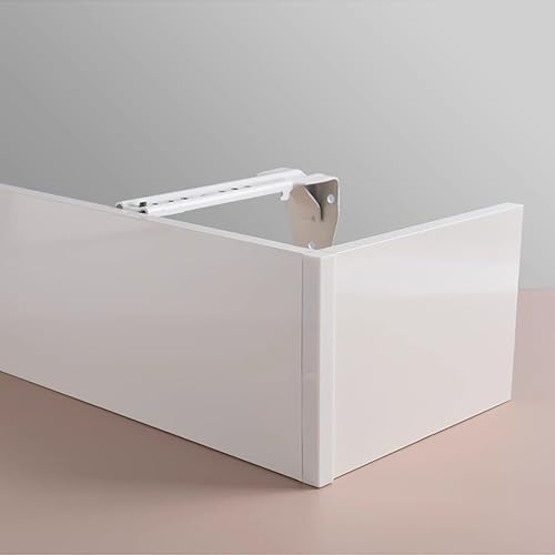 Kunovo Curtain Pelmet Curtain Box Valance Frame Without Track, Aluminum Curtain Pelmet Panel Cover Ceiling/Wall Mounted, Blackout Drapes Cover for Roller Blins(Wall Mount,4.4m/14.4ft)