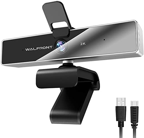 Hot Deals 2K Webcam with Microphone & Privacy Cover, Walfront Web Camera for Computer PC Desktop Laptop, 95° Wide Angle USB Streaming Webcam Plug and Play Multi-Compatible for Video Conference Recording Game Hot Deals 2K Webcam with Microphone & Privacy Cover, Walfront Web Camera for Computer PC Desktop Laptop, 95° Wide Angle USB Streaming Webcam Plug and Play Multi-Compatible for Video Conference Recording Game