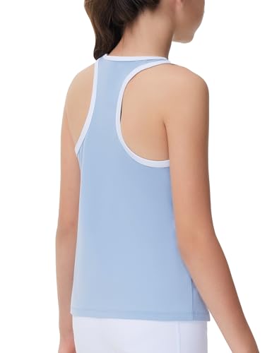 THE GYM PEOPLE Girl's Athletic Tank Tops Racerback Sleeveless Running Yoga Workout Shirts2