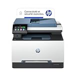 HP Color LaserJet Pro 3302sdw, 499Q6F, Imprimante Multifonction A4, Impression Recto Verso Automatique, 25ppm N/B et Couleur, USB, Ethernet, Wi-FI, Copie, Numérisation, ADF 50 Feuilles, Smart, Bleu