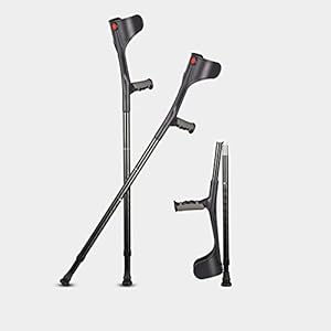 Generisch CAIOP8YJJ337 Unterarmgehstützen Schwarz X2