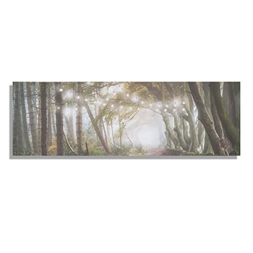 Art for the Home Woodland Wander Toile imprimée LED