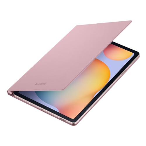 SAMSUNG Galaxy Tab S6 Lite Book Cover, Tablet Protector Case with Lightweight, Magnetic Design, Screen Stand with 2 Viewing Angles, US Version, EF-BP610PPEGUJ, Chiffon Rose by Samsung - Used condition - US$28.80