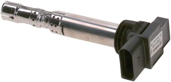 BOSCH 0986221050 Ignition Coil - Compatible with Select Audi A8 Quattro; Bentley Continental, Flying Spur; Volkswagen Passat, Phaeton - Single